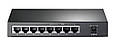 Комутатор TP-Link TL-SG1008P (8-Port Gigabit Desktop Switch with 4-Port PoE, аналог DGS-1008P) (код 70390), фото 3