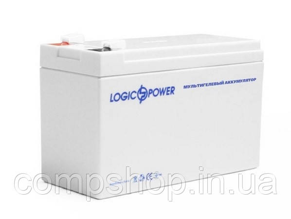Акумуляторна батарея LogicPower 12В  9.0Aг мультигелевий (LPM-MG 12-9 (6555)) (код 71412)