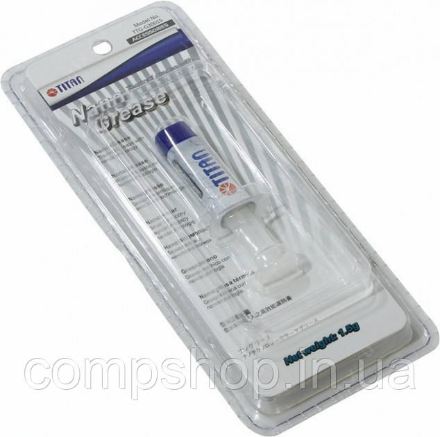 Термопаста Titan TTG-G30015 (шприц, 1.5 г) (код 57472)