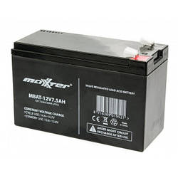 Акумуляторна батарея Maxxter 12В  7.5Aг (MBAT-12V7.5AH) (код 82400)