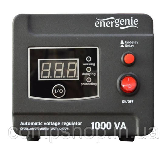 Стабілізатор напруги EnerGenie EG-AVR-D1000-01 1000ВА (код 82436)