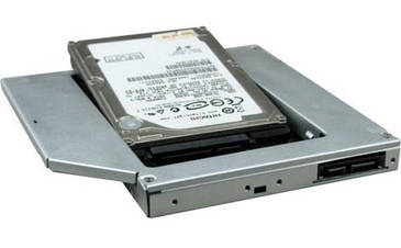 Кишеня-адаптер 2.5'' HDD/SSD у відсік ноутбука  Agestar SSMR2S  (SATA, до 12,5мм в висоту) (код 81746)