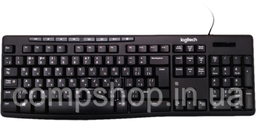 Купить Клавіатура Logitech K200 Media Black USB (920-008814) (код ...