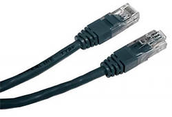 Патч корд Cablexpert UTP кат.5E 1.5 м чорній (код 100708)