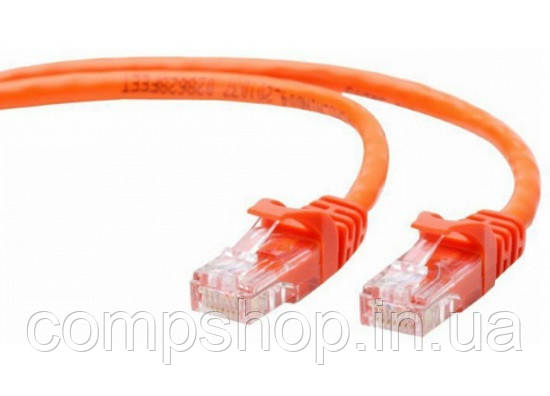 Патч корд Cablexpert UTP кат.5E 0.5 м помаранчевий (код 78565)