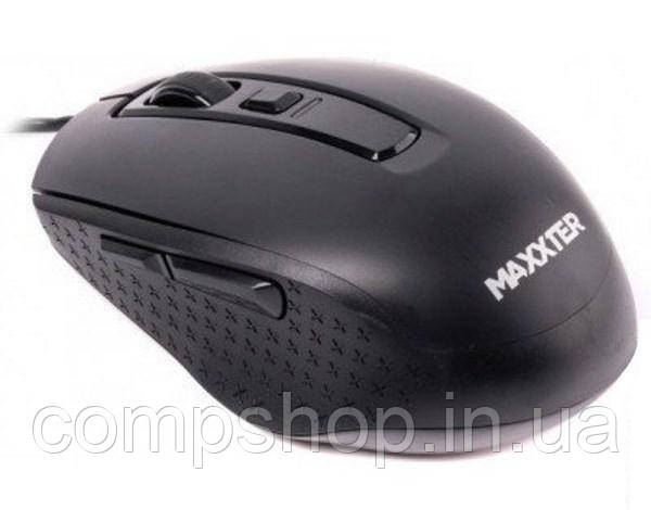 Миша Maxxter Mc-335 Black, USB (код 108844), фото 1