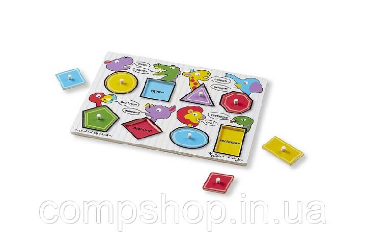 Рамка-вкладиш Melissa & Doug Геометричні фігури  (MD13285) (код 95235)