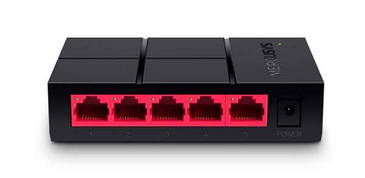 Комутатор Mercusys MS105G (некерований, 5xFast Ethernet (10/100/1000 Мбіт/с) (код 106548)
