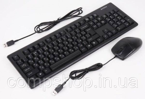 Клавіатура+миша A4Tech KM-72620D Black USB (код 104033)