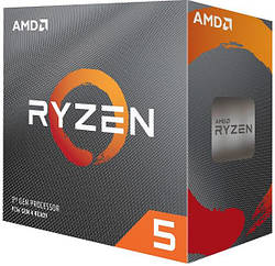 Процесор CPU AMD  6C/12T   Ryzen 5   3600  3,6GHz-4,2GHz(Turbo)/32MB/65W (100-100000031BOX) sAM4 BOX (код