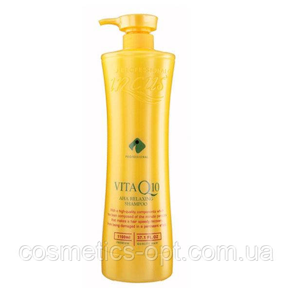 Шампунь для зміцнення і блиску волосся Somang Incus Vita Q 10 AHA Relaxing Shampoo, 1000 ml, фото 1