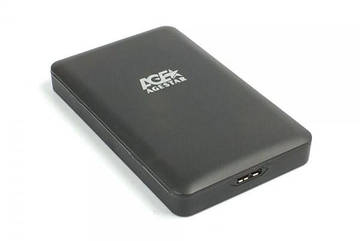 Кишеня зовнішня 2.5''  Agestar 3UBCP3 (black)  (SATA HDD/SSD, USB3.0, чорний) (код 86840)