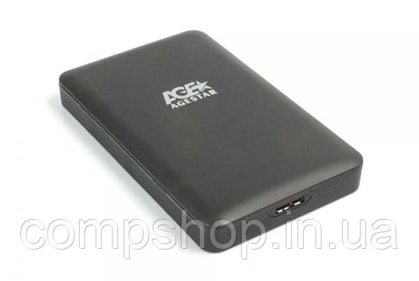 Зовнішня кишеня AgeStar 31UBCP3 (black) SATA HDD/SSD  USB 3.1 чорний (код 86835)