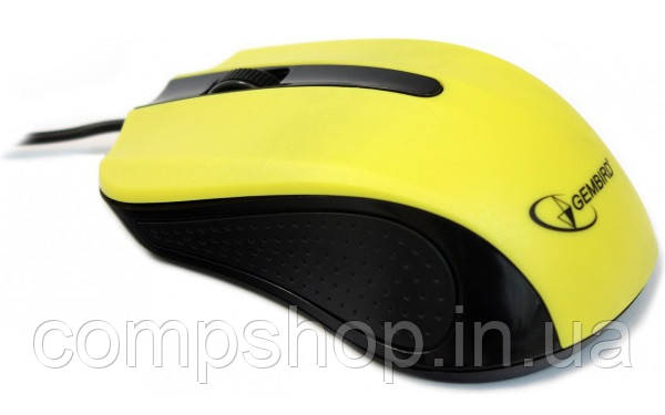 Миша Gembird MUS-101-Y Yellow USB (код 69042)