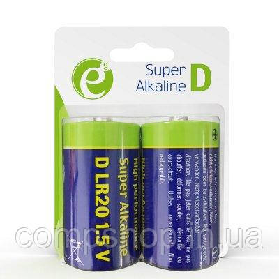 Батарейки LR20/Тип D EnerGenie Super Alkaline (EG-BA-LR20-01) 2 шт. (код 110298)