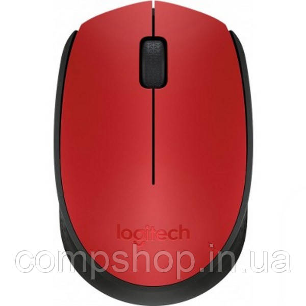 Миша Logitech M171 Wireless Red/Black (910-004641) (код 84376)