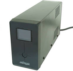 Блок безперебійного живлення EnerGenie EG-UPS-032, LCD дисплей, USB порт, 850VA, чорний колір (код 69236)