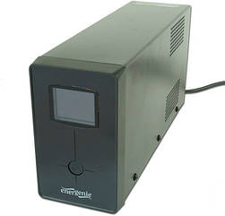 Блок безперебійного живлення EnerGenie EG-UPS-032 (LCD дисплей, USB порт, 850VA, Black) (код 69236)
