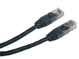 Патч корд Cablexpert UTP кат.5E 1м чорній (код 49714)