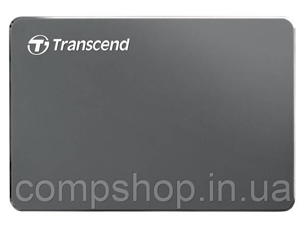 Зовнішній жорсткий диск USB 3.0   2TB 2.5"  Transcend StoreJet 25C3N Iron Gray  (TS2TSJ25C3N) (код 112498)