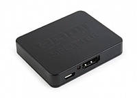 Адаптер Розгалужувач HDMI-2xHDMI Cablexpert DSP-2PH4-03 v1.4, чорний (код 90950)