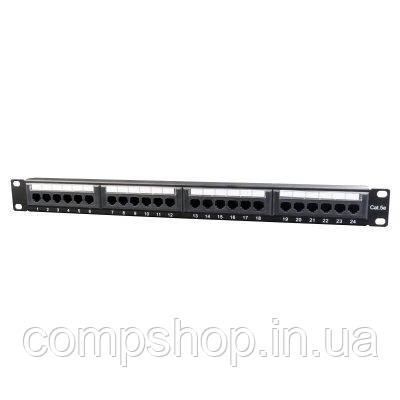 Патч-панель Cablexpert NPP-C524CM-001 Cat 5e, 24 порти, UTP (код 115268), фото 1