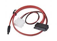 Кабель живлення Molex+SATA -> microSATA Cablexpert CC-MSATA-001, 45см (код 92881)