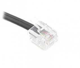 Кабель Cablexpert TC6P4C-7.5M-BK 6P4C, 7.5 м (код 96461)
