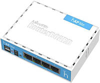 Маршрутизатор MikroTik RB941-2nD ("hAP lite", 4xLAN, 2.4Ghz, 802.11b/g/n, 2*2 MIMO, 1,5 dBi, 22dBm, 300Mbps,