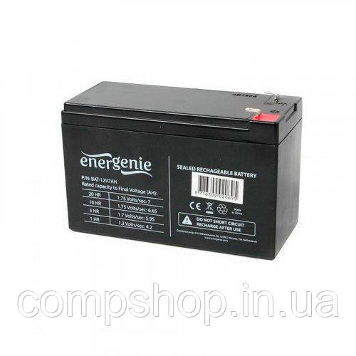 Акумуляторна батарея EnerGenie 12V  7Aг (BAT-12V7AH) 2.06 кг (код 65973)