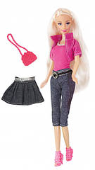 Лялька Ася Блондинка Джинсова колекція 28см  (35089) (код 99088)