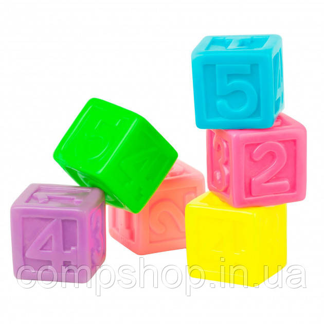 Пискавки для ванни BeBeLino Кубики з цифрами (57089) (код 99099)