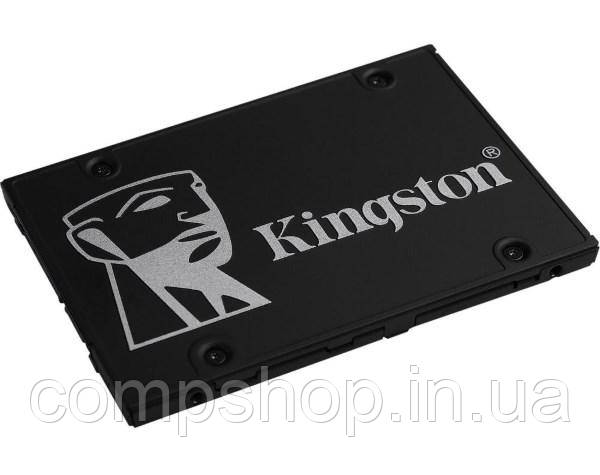 Твердотільний диск 2.5"   512GB  Kingston KC600  (SATA 6Gb/s, Read/Write 550/520 MB/sec, 3D TLC NAND) (код