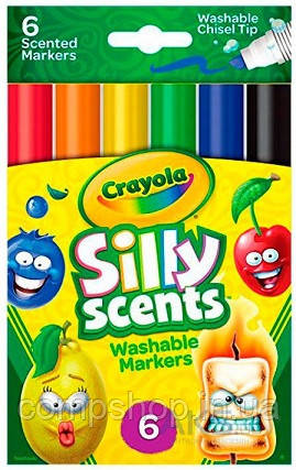 Ароматизовані фломастери Crayola 6шт (58-8197) (код 99238)