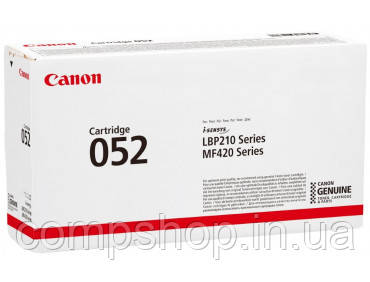 Картридж Canon 052 (LBP212dw/214dw/215x/MF421dw/426dw/428x/MF429x)  3.1kpg  Black (код 103052)