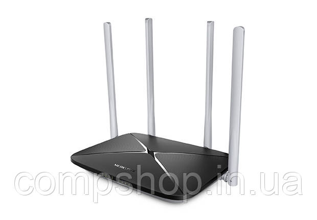 Маршрутизатор Mercusys AC12 (AC1200 Dual Band Wireless Router, 4 LAN) (код 96987)