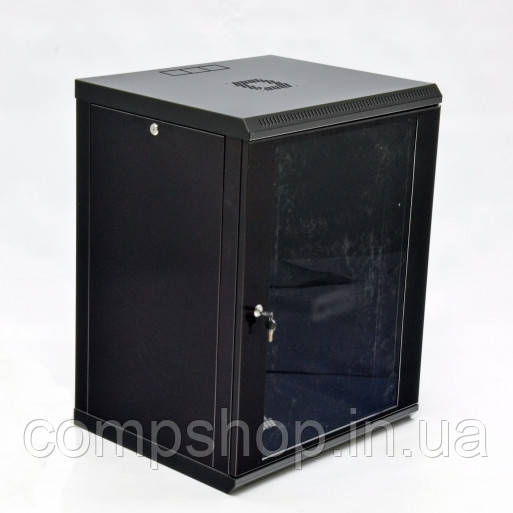 Шафа CMS 15U, 600x500x773мм (Ш*Г*В), економ, акрилове скло, чорна (UA-MGSWL155B) (код 79162), фото 1