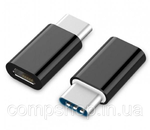 Адаптер Type-C->microUSB (M/F) Cablexpert (A-USB2-CMmF-01) (код 100065), фото 1