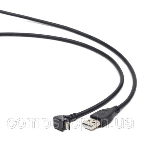 Кабель USB2.0-microUSB 1.8м Cablexpert, кутовий (CCP-mUSB2-AMBM90-6) (код 79633), фото 1