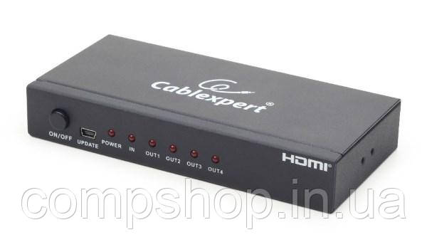 Розгалужувач HDMI Cablexpert DSP-4PH4-02, 4 порти HDMI v1.4 (код 79637), фото 1