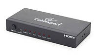 Адаптер Розгалужувач HDMI Cablexpert DSP-4PH4-02, 4 порти HDMI v1.4 (код 79637)