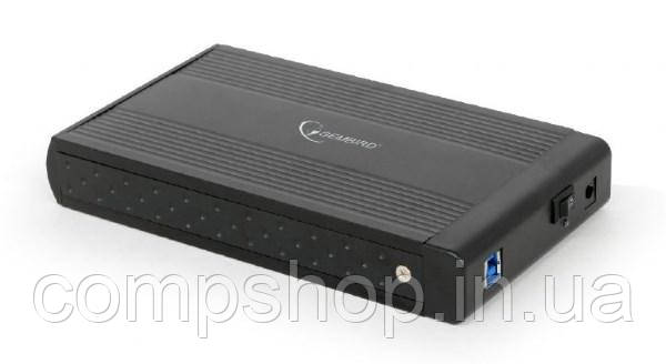 Кишеня зовнішня 3.5''  Gembird EE3-U3S-3  (SATA, USB3.0, чорний) (код 111423)