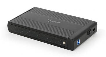 Кишеня зовнішня 3.5'' HDD  Gembird EE3-U3S-3  (SATA, USB3.0, чорний) (код 111423)