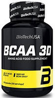 Амінокислоти BioTech — BCAA 3D (180 капсул)