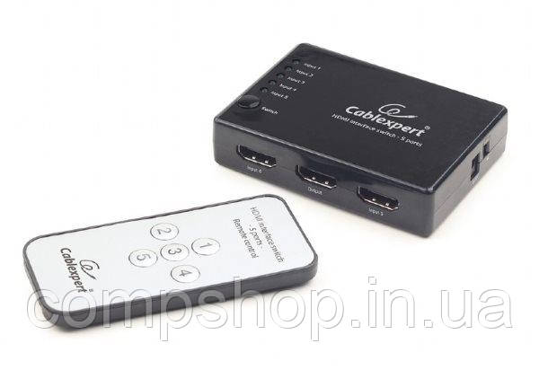 Перемикач HDMI Cablexpert DSW-HDMI-53 (5 портів) (код 82017)