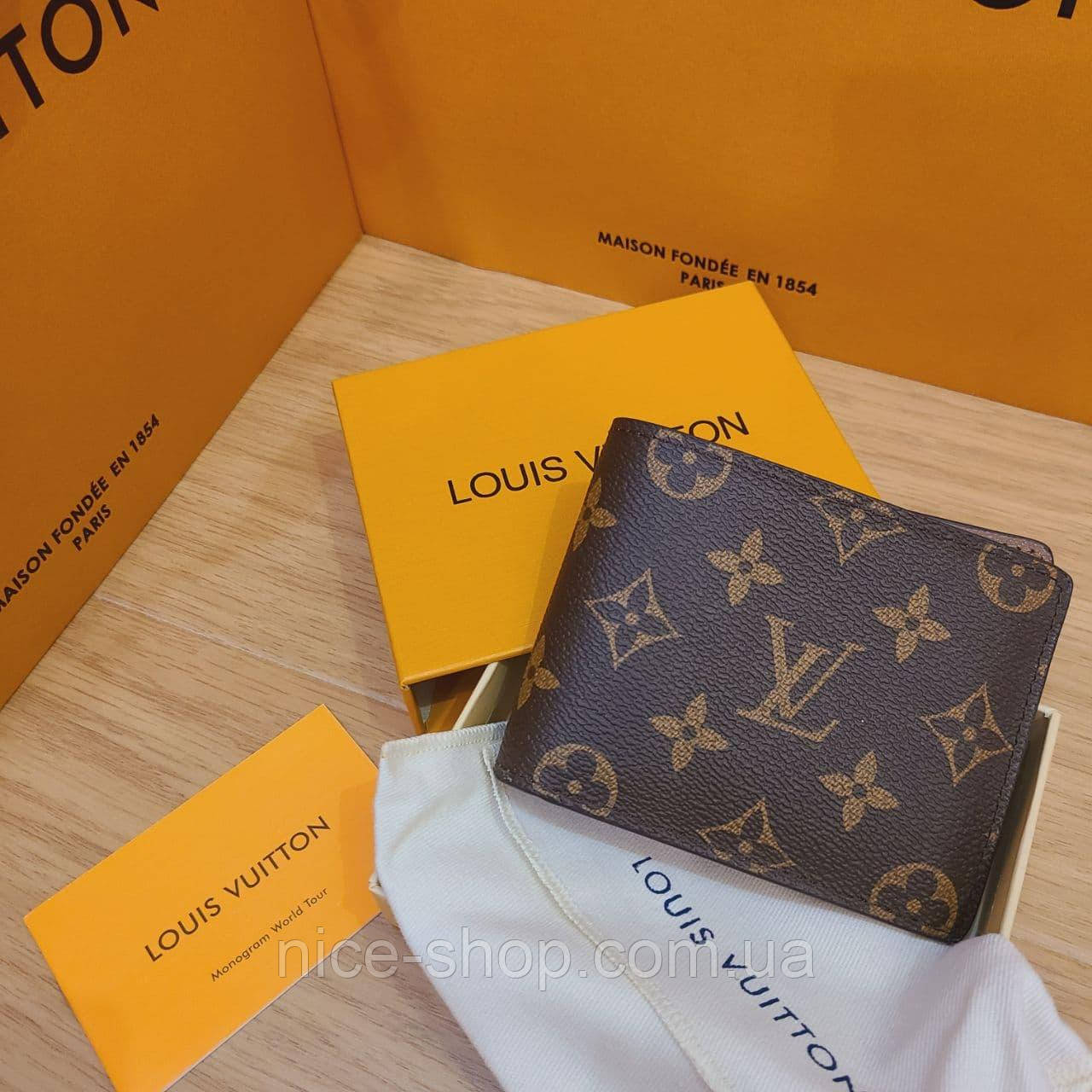 Гаманець Louis Vuitton шкіряний