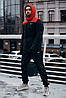 Зимова Куртка "Європейка" червоно-чорна, фото 5