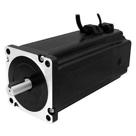 Двигун кроковий з гальмом 86BYG250H-14-S (NEMA 34, 12.0 Нм, 6.0 А, 1.8°), фото 1