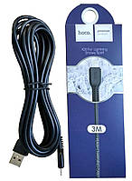 Usb кабель (шнур) Hoco X20 iPhone (3m) Черный