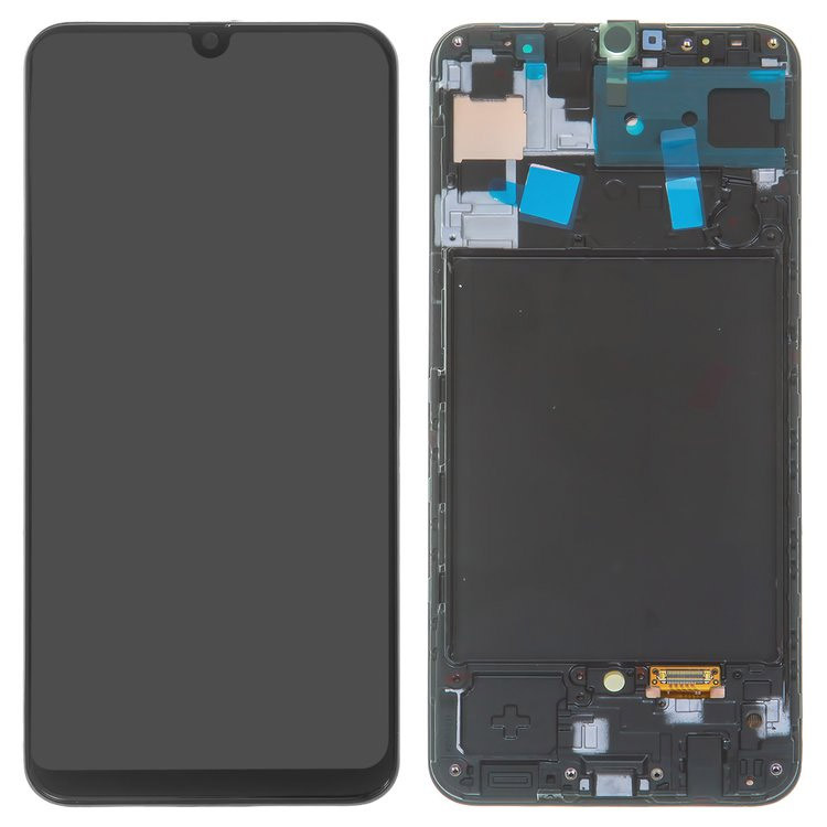 Модуль для Samsung Galaxy A50s, Samsung A507, чорний, дисплей + сенсор